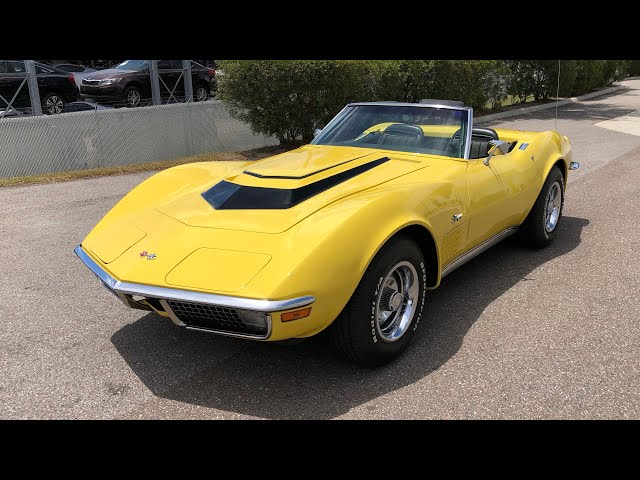 1970年代コーリー 1970 Chevrolet Corvette Stingray - Skyway Classics - YouTube