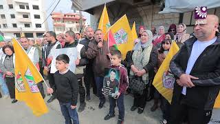 في الذكرى الـ59 لانطلاقة الثورة وحركة "فتح" اعتصام حاشد امام الصليب اسناداً للأسرى ونصرةً لغزة