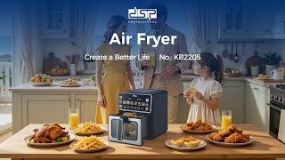 ⏱️🍟 DSP Air Fryer KB2205 | Fast to crisp, quick to lip. 😋🍕
