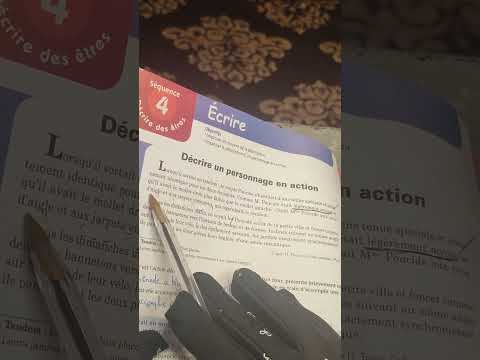 1ère année collège l' heure de français page 100 décrire un personnage en action
