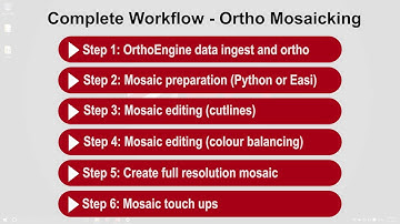 A Complete Ortho Mosaic Workflow for Airphotos | OrthoEngine Data Ingest and Ortho