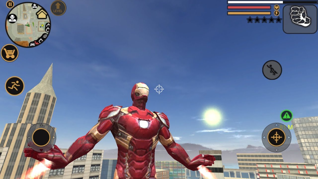 Vegas Crime Simulator | Fan Art | Iron Man Android Gameplay HD (naxeex)