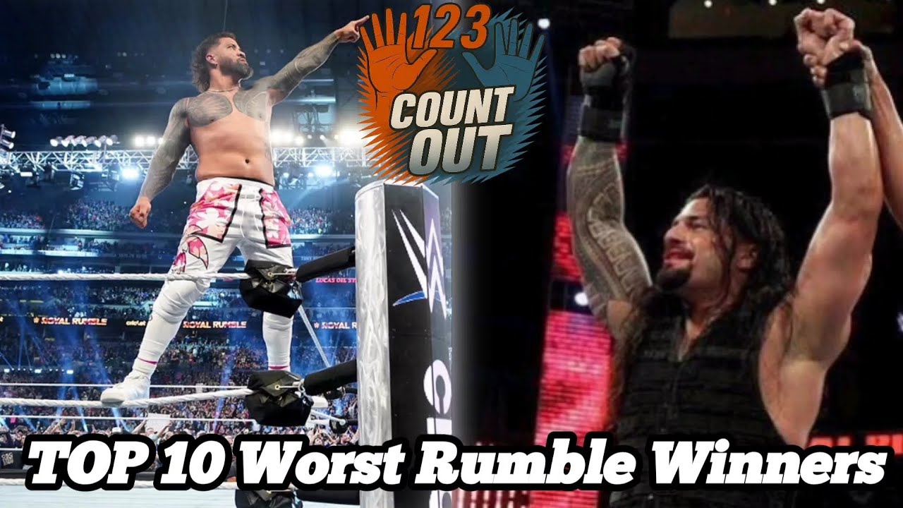 Top 10 WORST WWE Royal Rumble Winners - Count Out