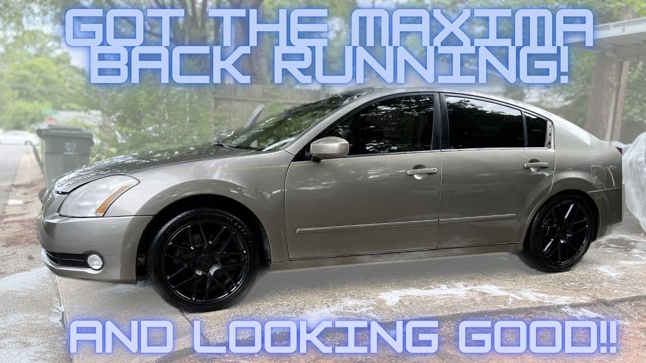 New Battery, New Alternator & The 04 Maxima Is Back On The Road!!!!!! + Satisfying Transformation!