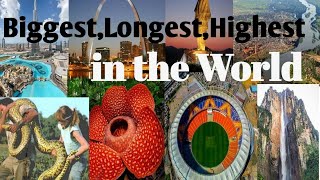 Biggest, Longest, Highest in the World/ Superlatives in the World#Gk#Theknowledgeocean