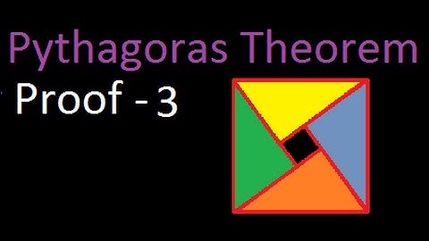 Proof to Pythagorean Theorem - Proof 3