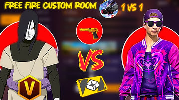 Free Fire 1v1 Custom Room | Only Headshot Challenge 🔥 OP Gameplay
