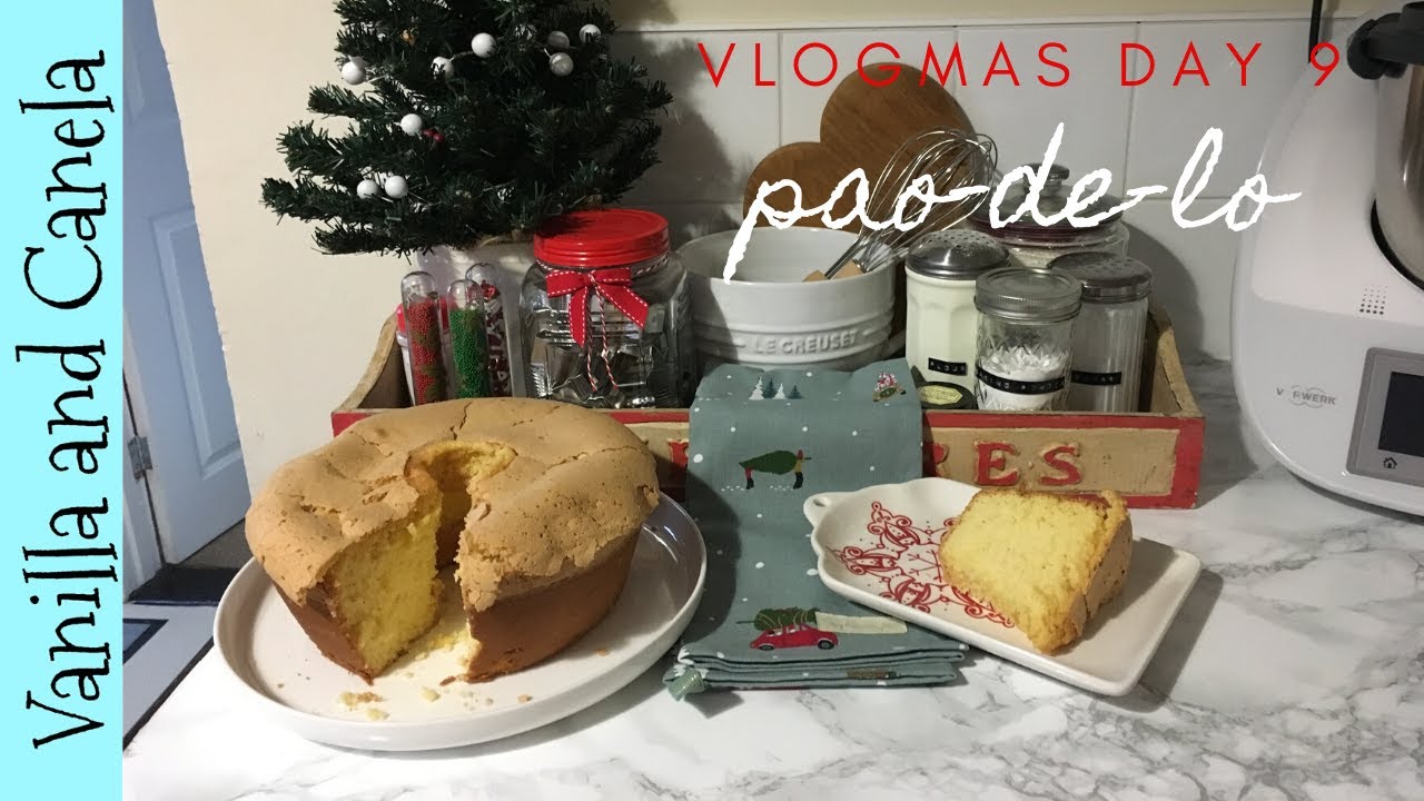 Vlogmas Day 9 Pao De Lo Traditional Portuguese Cake Recipe 3 Ingredients Youtube