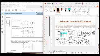 U24 VIDEO CH 2 section 2 1 Determinants by Cofactor Expansion 12e Wealth