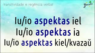 ASPEKTI verbo em Esperanto