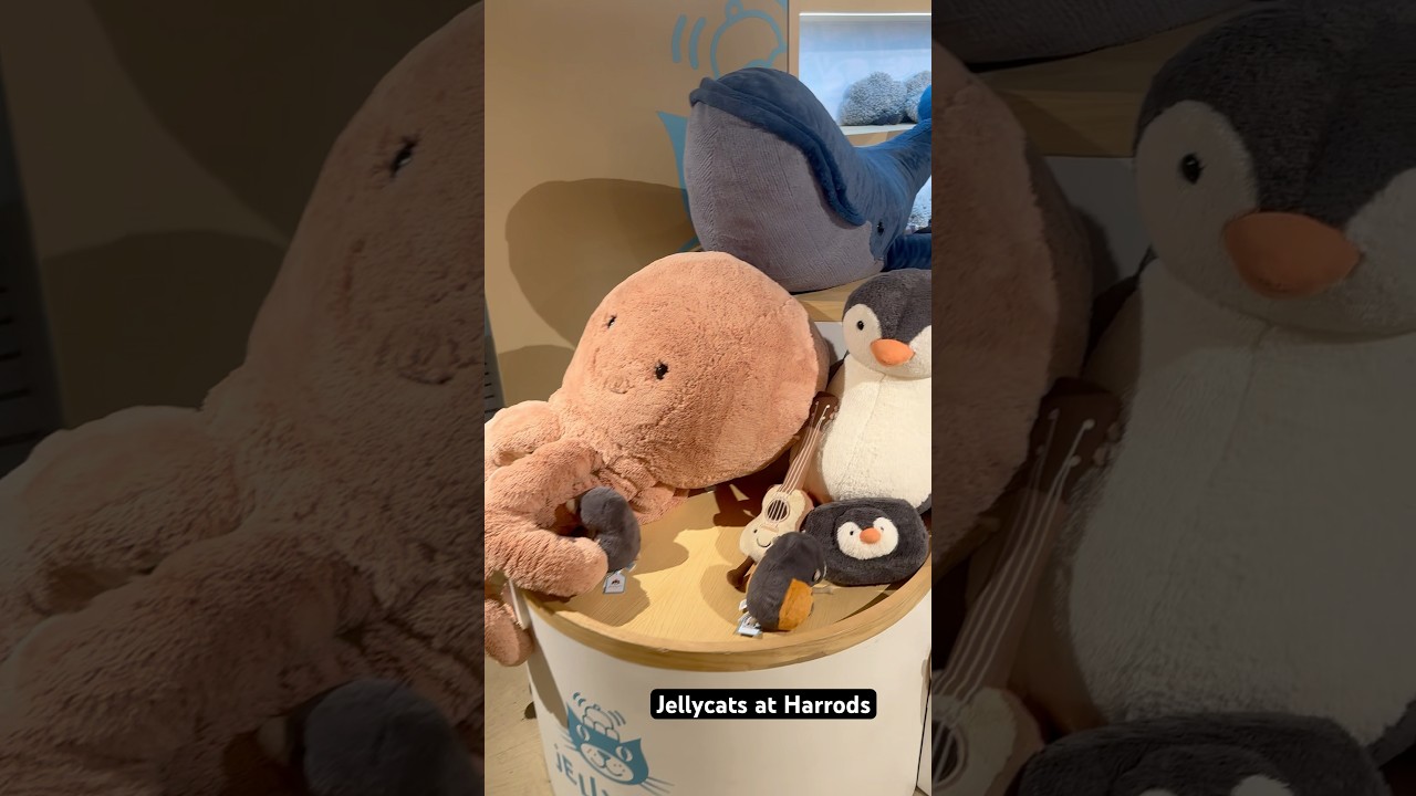 Jellycats at Harrods 