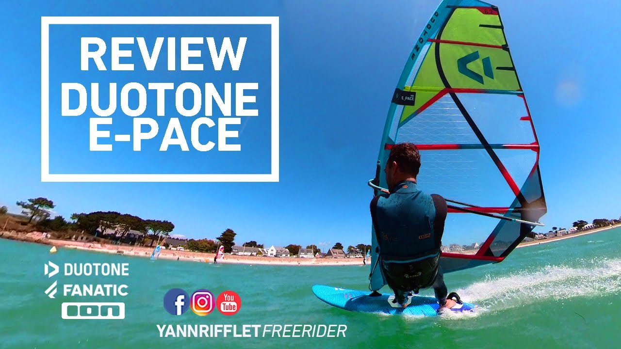 PRESENTATION E-PACE VOILE WINDSURF FREERIDE DUOTONE 2022 - REVIEW ET COMMENT LA REGLER  VTS