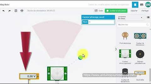 6-Arduino Capteur infrarouge passif (tinkercad)