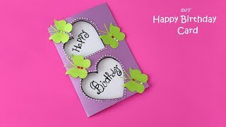DIY - Special Butterfly Birthday Card | Beautiful Handmade Birthday card | Easy Gift Idea