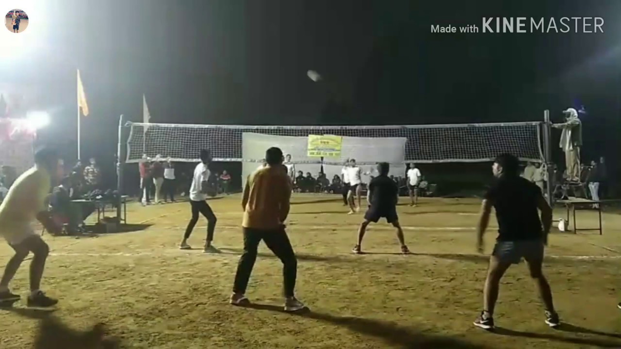 Final Arun up vs Bittu Aims Delhi All India shooting volleyball