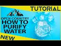 How To Make Clean Water in Open Country Clean water Tutorial