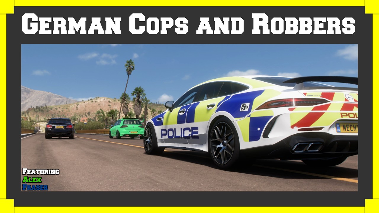 НЕМЕЦКИЕ ПОЛИЦЕЙСКИЕ И ГРАБИТЕЛИ В FH5?!?!? С участием Алекса и Фрейзера!!