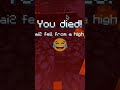 Minecraft But My Friend Challenge Me For Mlg #short #minecraft