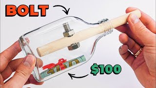 Try to Get $100 from the Bottle | Impossible or Easy?