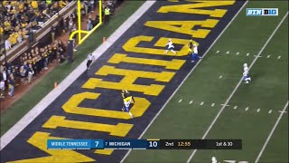2019: Michigan 40 Middle Tennessee State 21