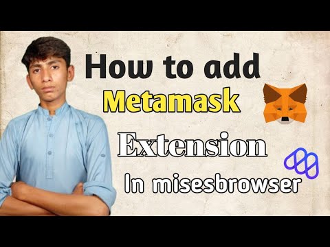 How to add metamask extension in misesbrowser - YouTube
