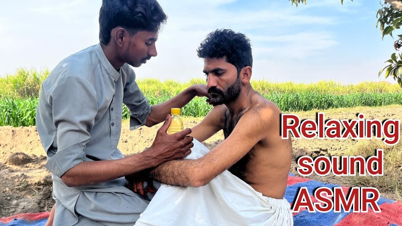 Relaxing ASMR Head & Back Massage 💆‍♂️ Stress Relief Therapy for Sleep | Real Oil Massage Sounds