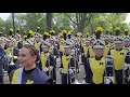 University of Michigan Football First Band Entrance of 2021 Season - 9/4/21 (vs Western Michigan)