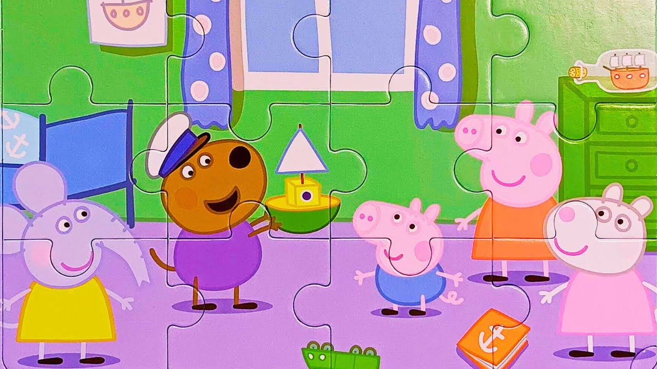 Lets Play with Peppa Pig in hindi | Play Puzzle Channel