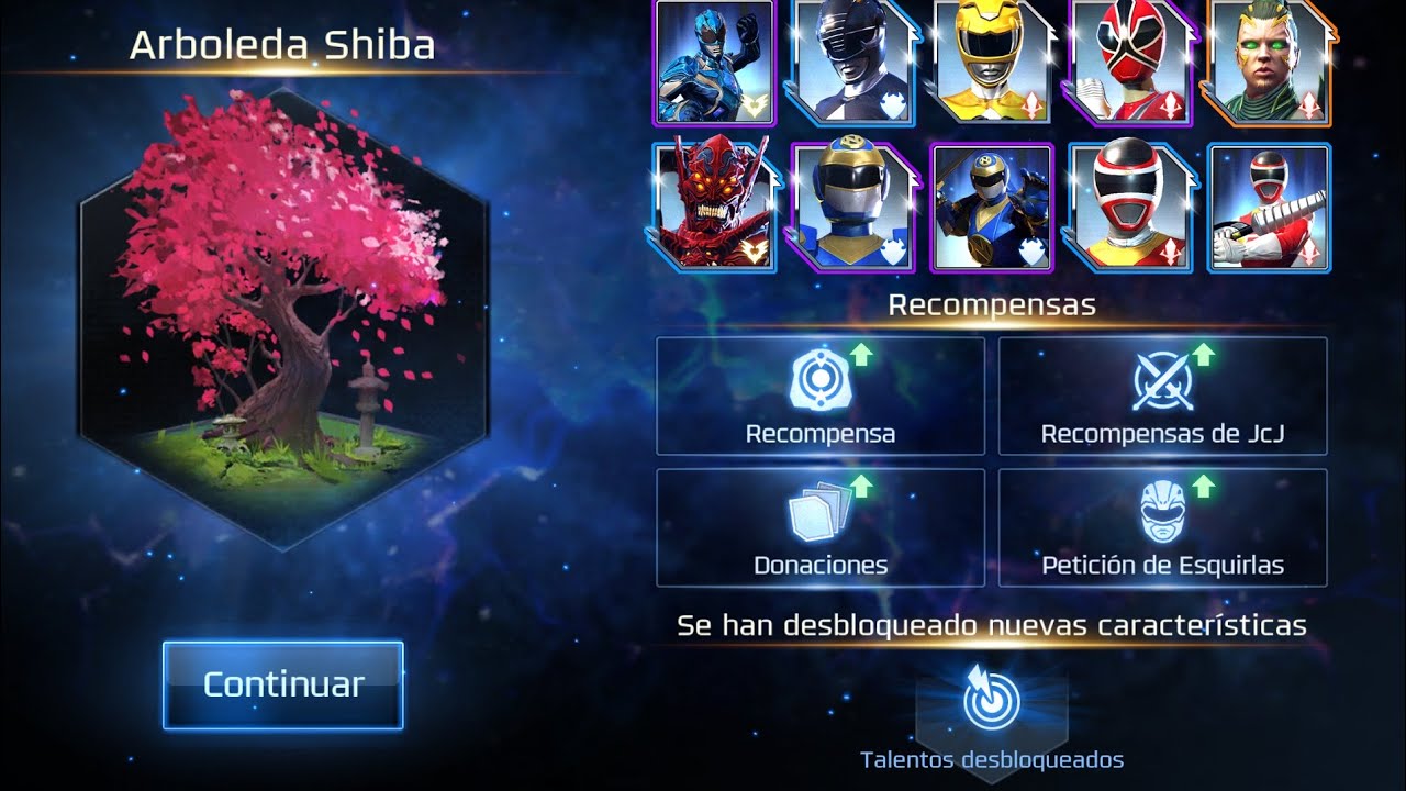Power Rangers Legacy Wars subiendo de liga 