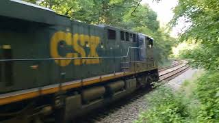 Empty Ethanol Train Rolling Slow On Siding Approaching A Signal.