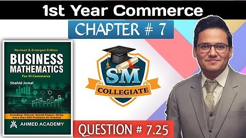 Ex # 7 | Q #  7.25 | Matrices & Determinants | B Maths| I.Com Part 1 | Karachi/Sindh board