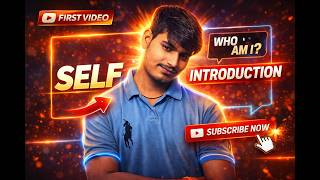 My Self Introduction | First Video on My YouTube Channe.