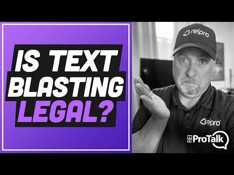 Text Blasting for Real Estate Deals | Is it LEGAL?