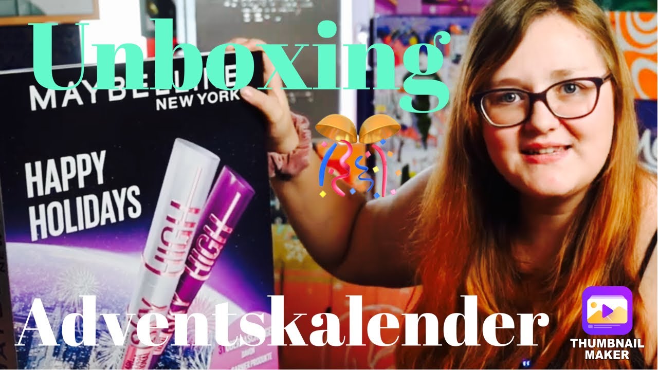 ADVENTSKALENDER UNBOXING | Maybelline Happy Holiday 2025 || Mascara Overload!!