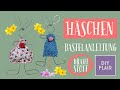 Drahthasen basteln / Osterdeko / Osterhase / Draht / Stoffrest / Hase / DIY / basteln für Ostern