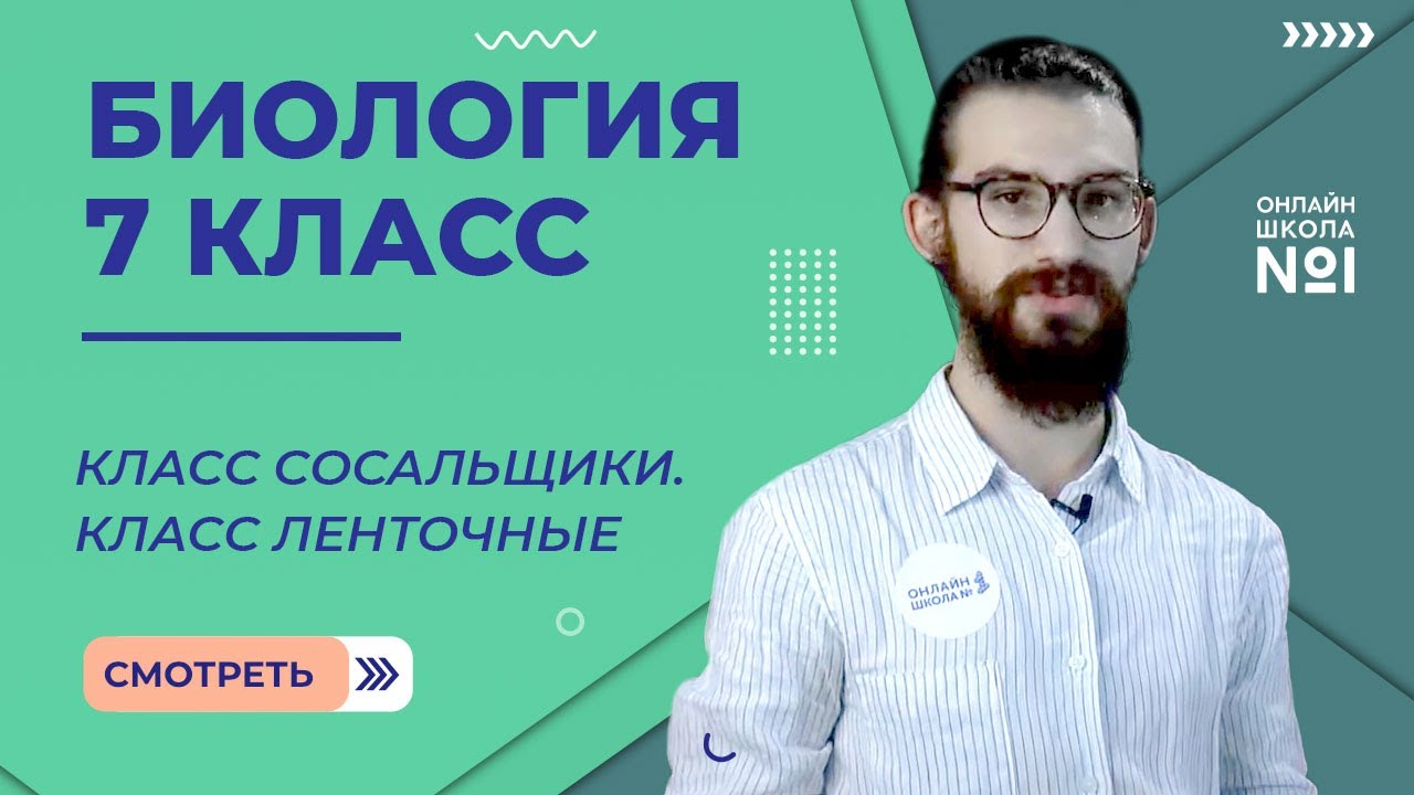 Класс Сосальщики. Класс Ленточные. Урок 7. Биология 7 класс