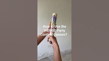 How to Use the WERISE Party Confetti Cannon?