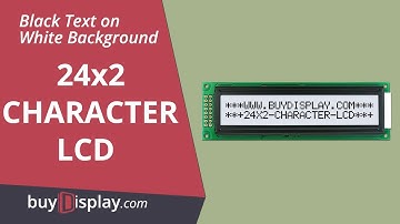 Arduino LCD 24x2 I2C Character Display Module Wide View Angle