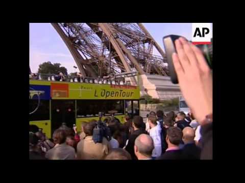 Terror attack drill at Eiffel Tower