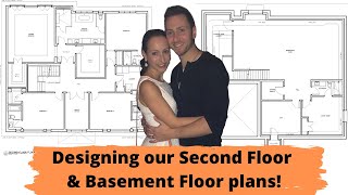 House Floor Plans (part 2) – Designing Floor Plans for our Open Concept Basement &amp; Second Floor