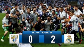 Malaga 0-2 Real Madrid Real Madrid HD 1080i Full Match Highlights & Celebration (21/05/17)