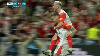 Highlights: SK Slavia Praha vs. SK Dnipro-1 (3:0)