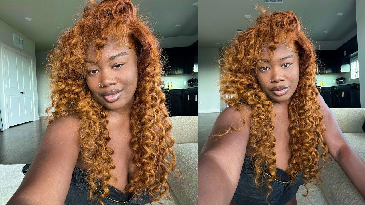 DETAILED INSTALL* PERFECT GINGER WIG FOR FALL Ft AliExpress Tuneful'