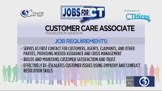 Jobs for CT: Customer care associate