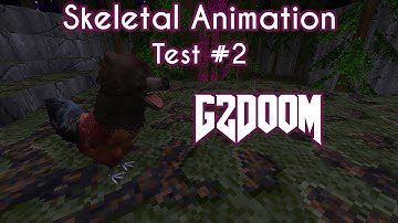 GZDoom Skeletal Animation Test: Chickenbear!