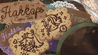 Hanging out at the Hakkafe with @Freodore_nijisanji ! Let's have some drinks ☕️✨