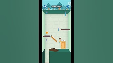 rescue cut rope puzzle stage prison break| rescue cut rope puzzle game for android and iOS #shorts