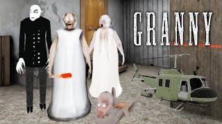 Granny Helicopter Escape With Slendrina's Mom And Nosferatu Full Gameplay | Granny New Update