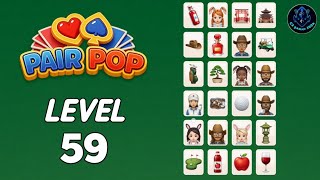 Pair Pop level 59 Solution Walkthrough | Pair Pop: Solitaire Match