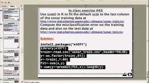 Statistical Aspects of Data Mining (Stats 202) Day 12